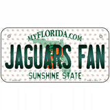 Jaguars Fan Florida Novelty Metal License Plate 6" x 3" (BP)