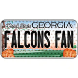 Falcons Fan Georgia Novelty Metal License Plate 6" x 3" (BP)