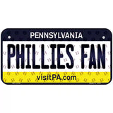 Phillies Fan Pennsylvania Novelty Metal License Plate 6" x 3" (BP)