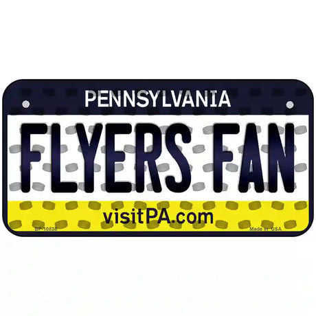 Flyers Fan Pennsylvania Novelty Metal License Plate 6" x 3" (BP)