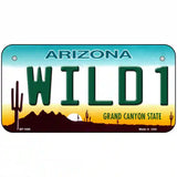 Wild 1 Arizona Novelty Metal License Plate 6" x 3" (BP)