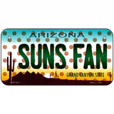 Suns Fan Arizona Basketball Novelty Metal License Plate 6" x 3" (BP)