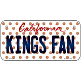 Kings Fan California Basketball Novelty Metal License Plate 6" x 3" (BP)