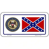 Confederate Flag Mississippi Seal Novelty Metal License Plate 6" x 3" (BP)