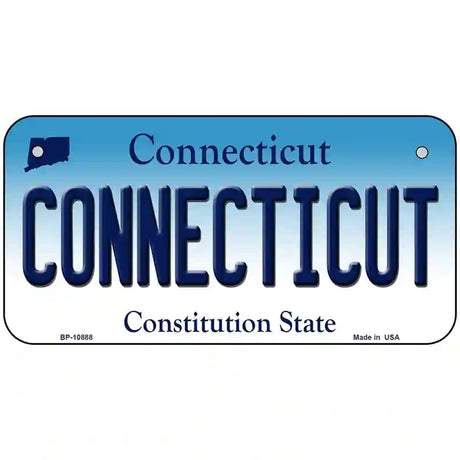 Connecticut Metal Novelty License Plate 6" x 3" (BP)