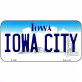 Iowa City Iowa Metal Novelty License Plate 6" x 3" (BP)