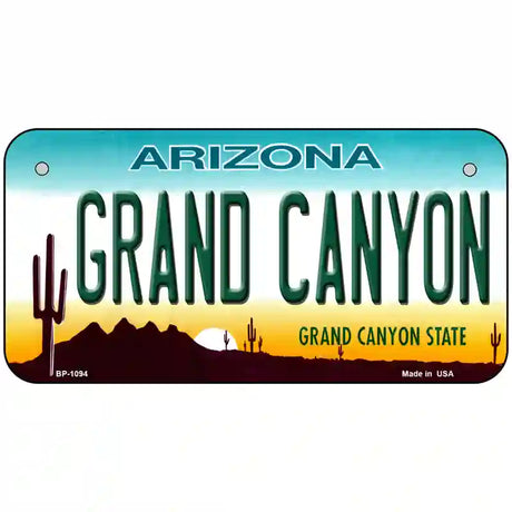 Grand Canyon Arizona Novelty Metal License Plate 6" x 3" (BP)