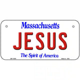 Jesus Massachusetts Metal Novelty License Plate 6" x 3" (BP)