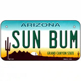 Sun Bum Arizona Novelty Metal License Plate 6" x 3" (BP)