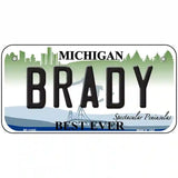 Brady Michigan Metal Novelty License Plate 6" x 3" (BP) / Yes