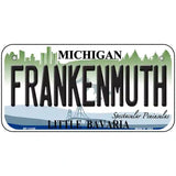 Frankenmuth Michigan Metal Novelty License Plate 6" x 3" (BP)