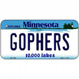 Gophers Minnesota State Novelty License Plate 6" x 3" (BP)