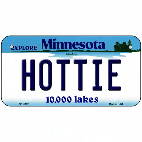 Hottie Minnesota State Novelty License Plate 6" x 3" (BP)