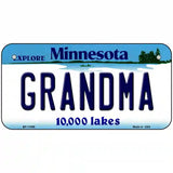 Grandma Minnesota State Novelty License Plate 6" x 3" (BP)