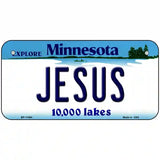 Jesus Minnesota State Novelty License Plate 6" x 3" (BP)