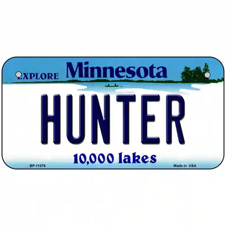 Hunter Minnesota State Novelty License Plate 6" x 3" (BP)