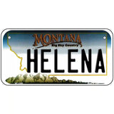 Helena Montana State Novelty License Plate 6" x 3" (BP)