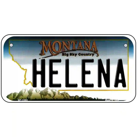 Helena Montana State Novelty License Plate 6" x 3" (BP)