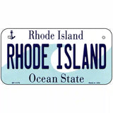 Rhode Island State License Plate Novelty License Plate 6" x 3" (BP)