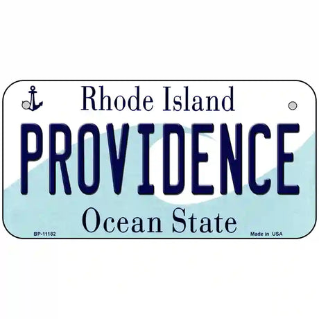 Providence Rhode Island State License Plate Novelty License Plate 6" x 3" (BP)