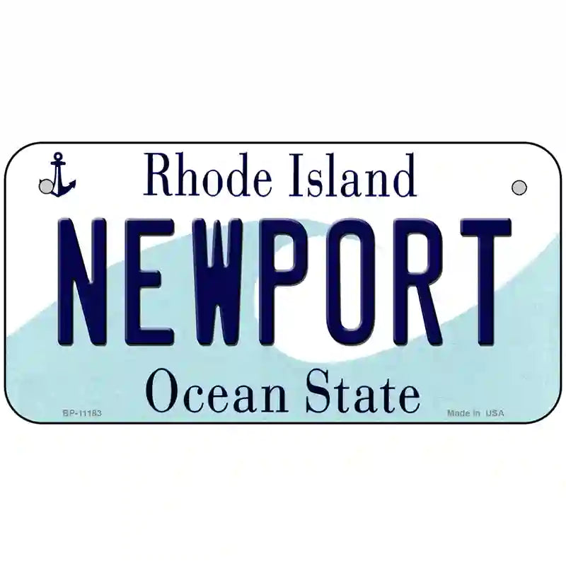 New Port Rhode Island State License Plate Novelty License Plate 6" x 3" (BP)