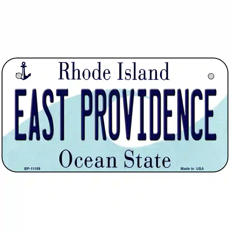 East Providence Rhode Island State License Plate Novelty License Plate 6" x 3" (BP)