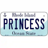 Princess Rhode Island State License Plate Novelty License Plate 6" x 3" (BP)