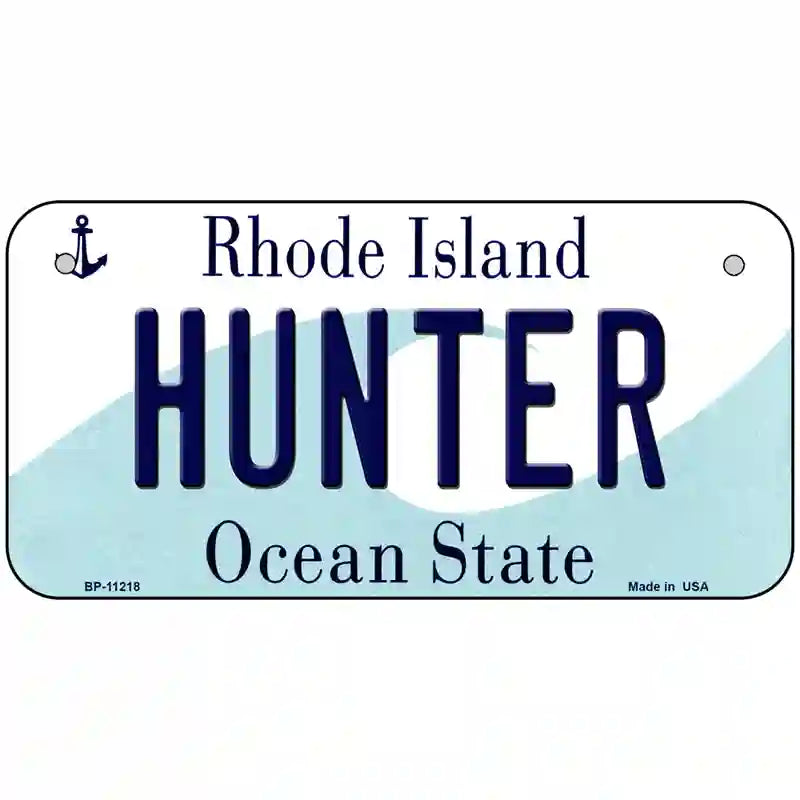 Hunter Rhode Island State License Plate Novelty License Plate 6" x 3" (BP)