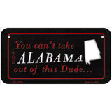 Alabama Dude Novelty Metal License Plate 6" x 3" (BP)