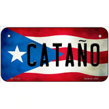 Catano Puerto Rico Flag License Plate Metal Novelty 6" x 3" (BP)