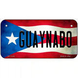 Guaynabo Puerto Rico Flag License Plate Metal Novelty 6" x 3" (BP)