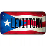 Levittown Puerto Rico Flag License Plate Metal Novelty 6" x 3" (BP)