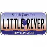 Little River South Carolina Novelty License Plate 6" x 3" (BP)