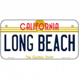 Long Beach California Novelty License Plate 6" x 3" (BP)