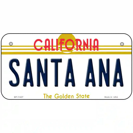 Santa Ana California Novelty License Plate 6" x 3" (BP)