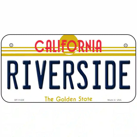 Riverside California Novelty License Plate 6" x 3" (BP)