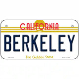 Berkeley California Novelty License Plate 6" x 3" (BP)