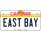 East Bay California Novelty License Plate 6" x 3" (BP)