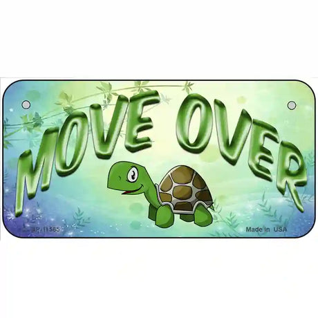 Move Over Novelty License Plate 6" x 3" (BP)