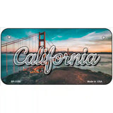 California Golden Gate Bridge Novelty Metal State License Plate 6" x 3" (BP)