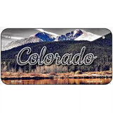 Colorado Forest and Mountains Novelty Metal State License Plate 6" x 3" (BP)