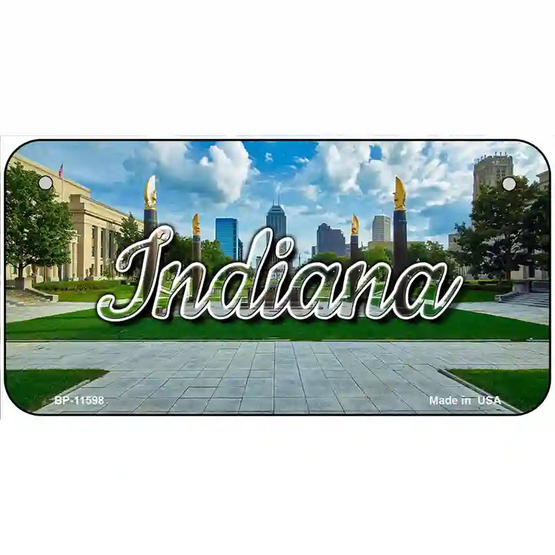 Indiana Sunny Park Novelty Metal State License Plate 6" x 3" (BP)