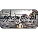 New Jersey Boardwalk Novelty Metal State License Plate 6" x 3" (BP)