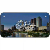 Ohio River City Skyline Novelty Metal State License Plate 6" x 3" (BP)