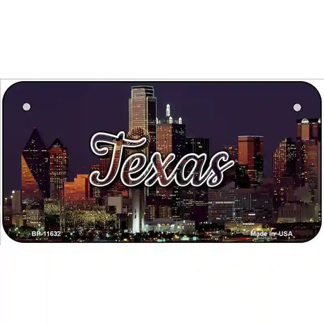 Texas City Lights Novelty Metal Novelty Metal License Plate 6" x 3" (BP)