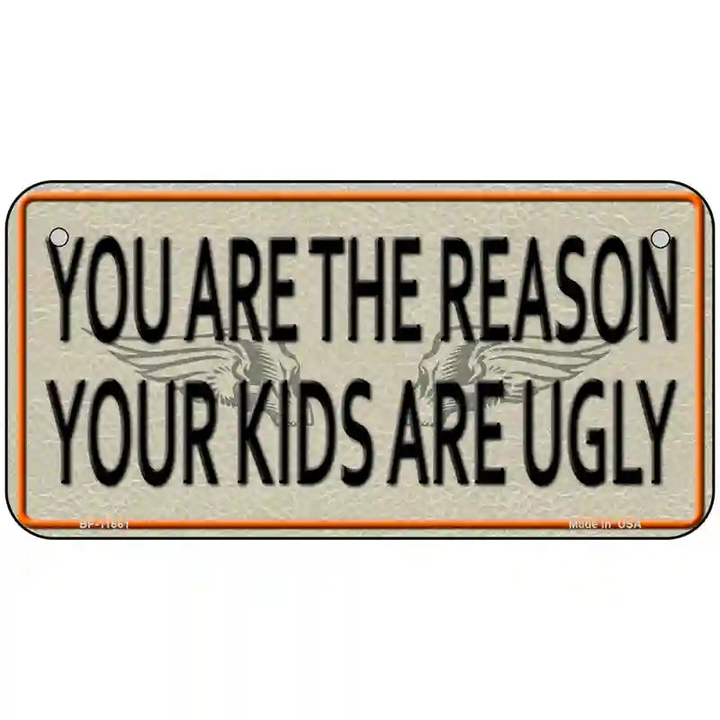 You Are The Reason Novelty License Plate 6" x 3" (BP)