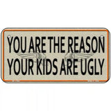 You Are The Reason Novelty License Plate 6" x 3" (BP)