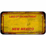 New Mexico Rusty Blank Novelty License Plate 6" x 3" (BP)