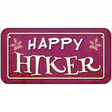 Happy Hiker Novelty License Plate 6" x 3" (BP)