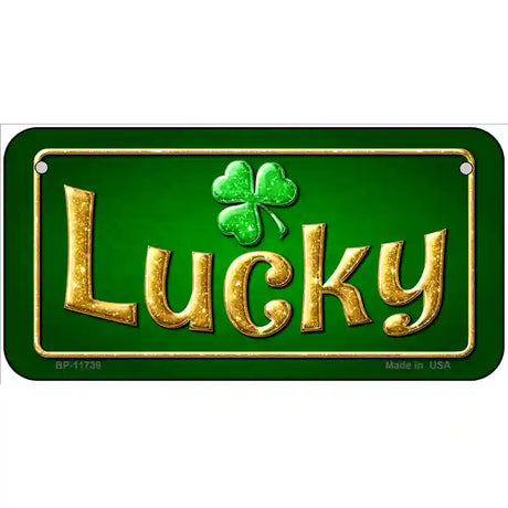 Lucky Irish Novelty License Plate 6" x 3" (BP)